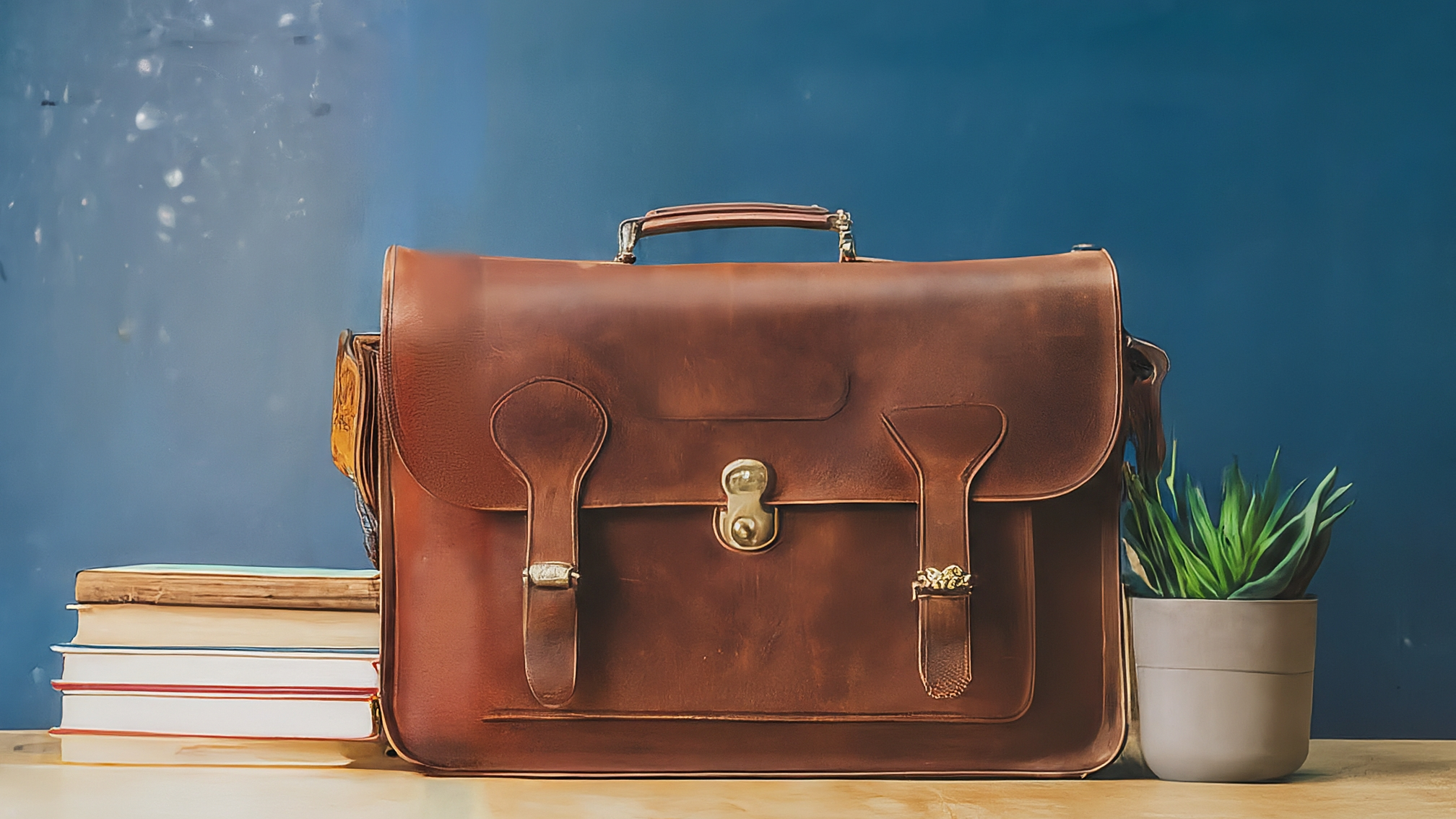 Professional educational blog header image, abstract learning concepts about portfolio fundamentals, blue color scheme,